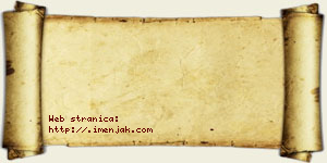 Isidora Atanasković vizit kartica